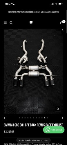 Remus exhaust bmw - , g80