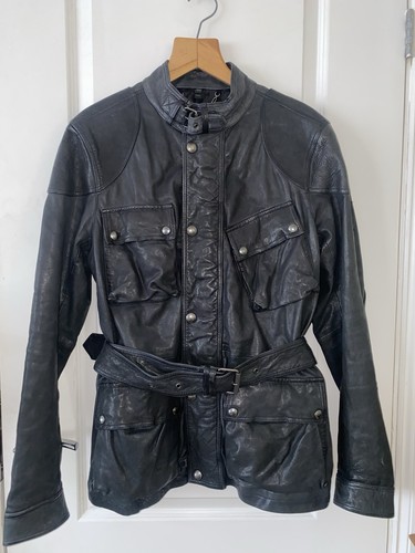 Belstaff black leather - black,