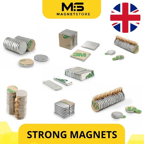 Adhesive neodymium magnets - adhesive,