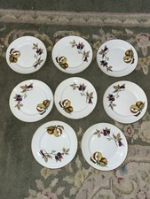 Royal Worcester Evesham Gold Small Salad Side Plates 6.5" 17cm Set Of 8
