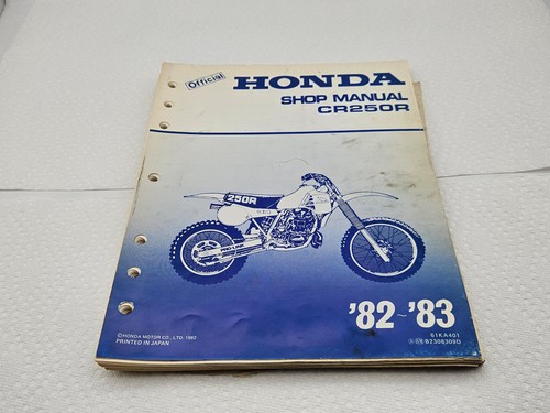 1982 1983 honda cr250r shop - cr250r,