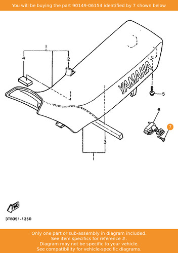 Yamaha screw 90149 06154 oem - screw,,