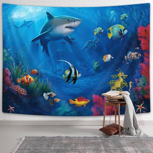 Ocean fish wall - art, extra