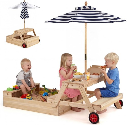 Kids wooden picnic - wooden,