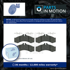 Brake Pads Set fits MERCEDES SPRINTER 2.7D 00 to 06 OM612.981 Blue Print Quality