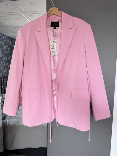Zara pink oversized blazer - zara,