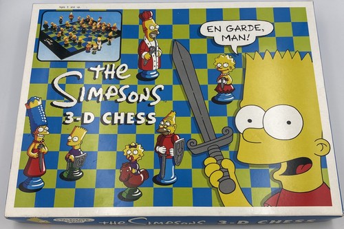 The simpsons chess - 3d,