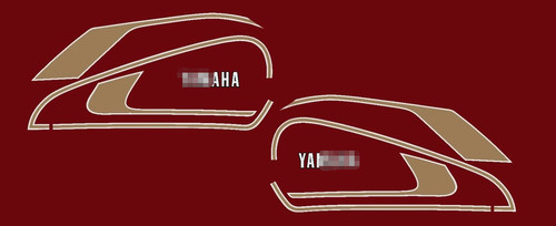 Yamaha xt500 kit - yamaha, decals