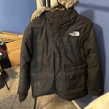 The North Face Jacket Mens Large Black McMurdo Parka Faux Fur Hood NF0A5GJF