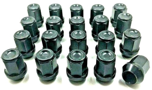 Alloy wheel nuts black - x,