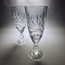 Vintage Cut Crystal Champagne