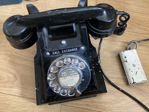Rotary dial telephone - dial,