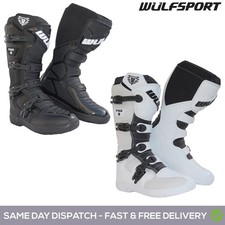 Wulfsport Wulf Adults Track Star MX Motocross Enduro Quad Motor Bike Boots