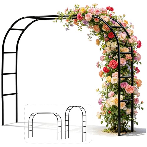 Wide wedding garden arbor - wide,