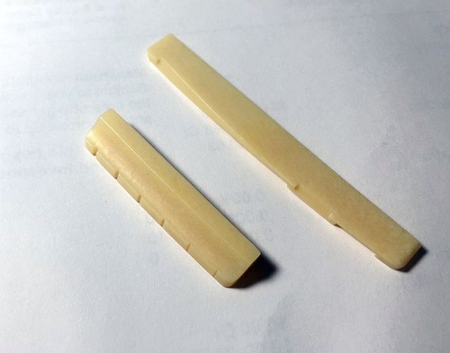 Aged camel bone slot - aged,