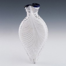 Victorian Nailsea Glass Double Gimmel c1840