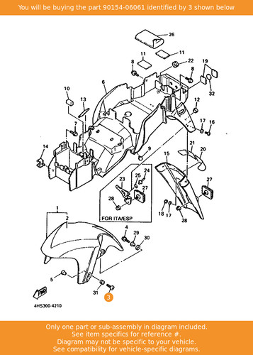 Yamaha screw binding - yamaha, screw,