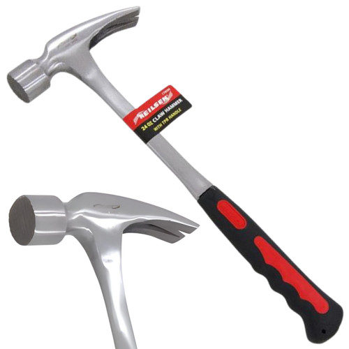 Neilsen 24oz claw hammer tpr - 24oz,