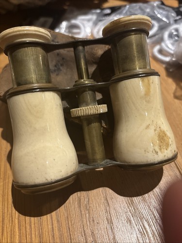Antique opera glasses bone and - antique,