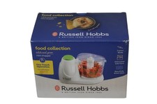 Russell Hobbs Electric Mini Chopper White Green Food Processor 500Ml Boxed