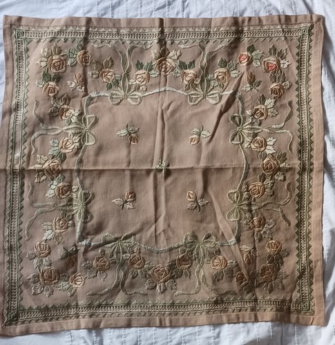 Vintage embroidered tablecloth - vintage,