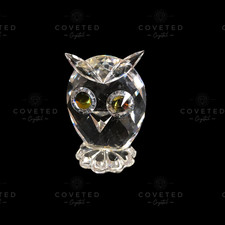 Swarovski Crystal MINI OWL BIRD 010014 Retired Mint Boxed Rare