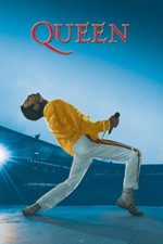 (142) FREDDIE MERCURY QUEEN LIVE AT WEMBLEY MUSIC MAXI POSTER NEW WALL HANGING