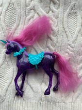 Barbie Dreamtopia Princess Purple Sparkle Unicorn Horse Pink hair Mattel 2018 Us