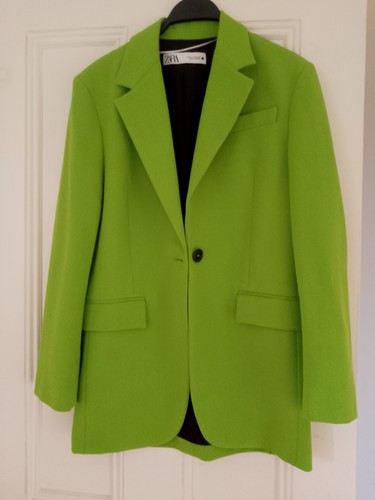 Zara women green blazer - women's,