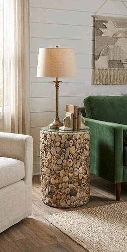 Driftwood round tall side - tall,