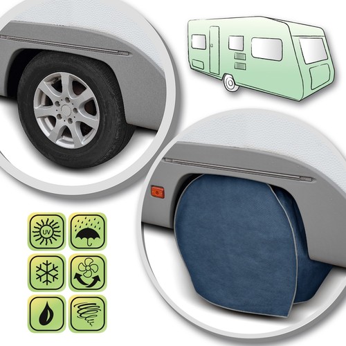Caravan wheel cover - caravan,