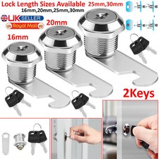 REPLACEMENT LOCK CAMLOCK FURNITURE MAIL BOX ALL SIZES CABINET DRAWERS LOCKERS UK