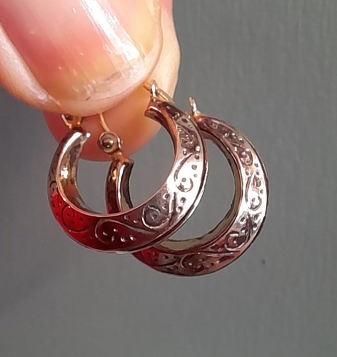 Vintage 9ct gold engraved - 9ct,
