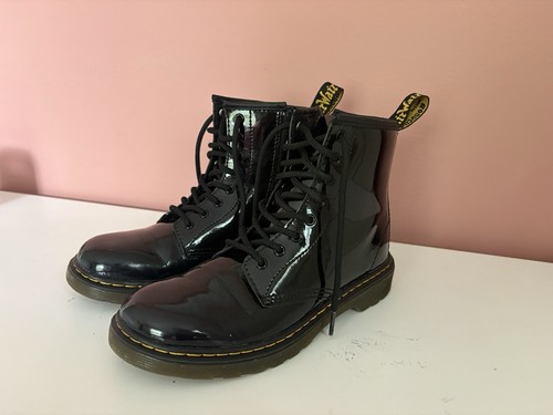 Martens black patent 8 eye - martens,