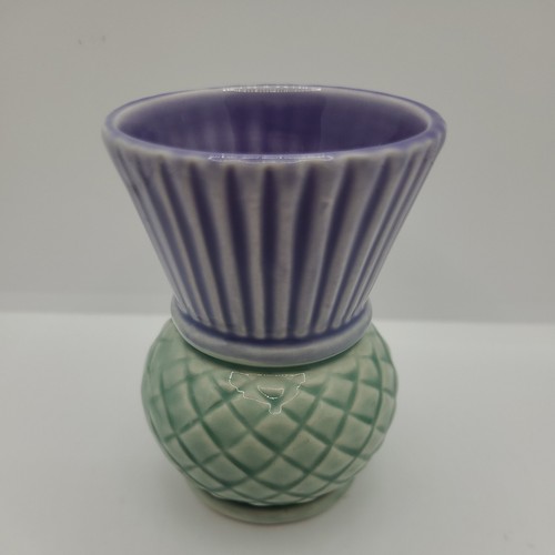 Thistle posy vase green - vase, &