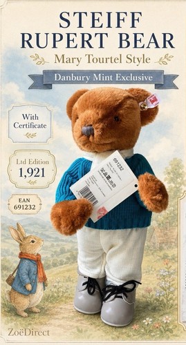Steiff rupert bear - steiff,