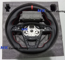 Leather Flat Sport Steering