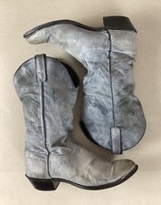 Vintage Distressed Leather Cowgirl Boots Cowboy Boots Ladies’ Size US 7.5