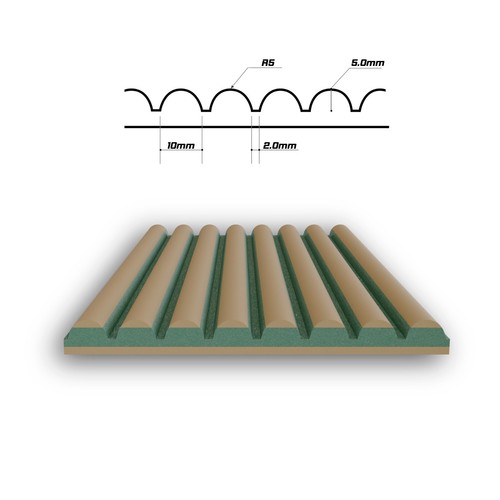 Ribbed wall panels - panels, 3d