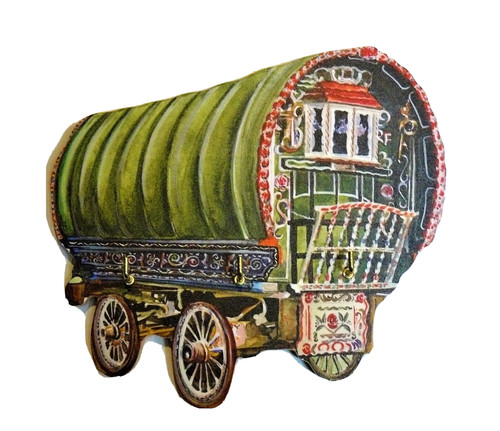 Romany gypsy bow top caravan - bow,