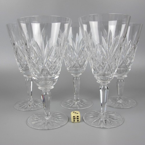 Cut crystal wine - cut, 5
