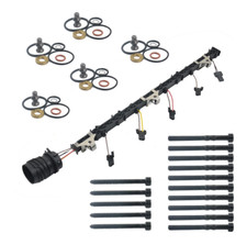 Injector Wiring Loom Seals Bolts Kit For VW Touareg T5 Transporter Multivan 2.5L