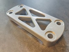 Honda CR125 CR 125 Handlebar Top Clamp Brace SILVER 100mm For Standard bars