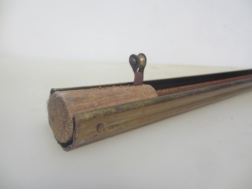 Victorian brass curtain pole - victorian,