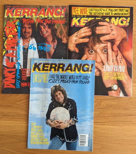 Ozzy osbourne kerrang issues - osbourne,