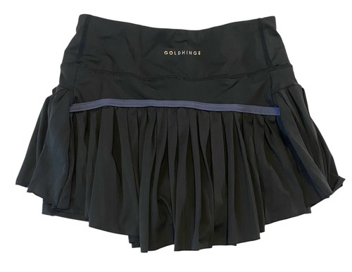 Goldhinge small black - small, pleated