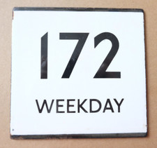 LONDON TRANSPORT ENAMEL BUS