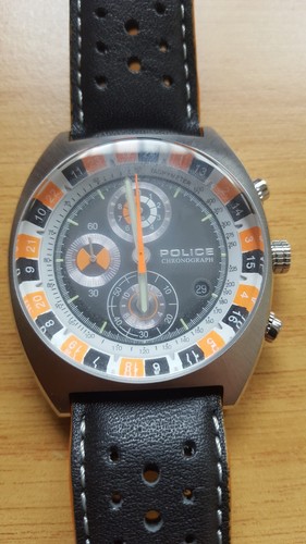 Police gents black speedster - gents,