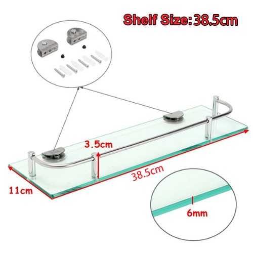 Floating glass shelf - glass,