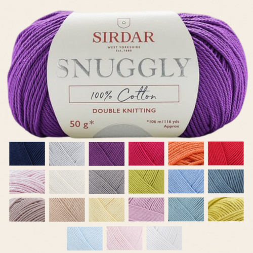 Sirdar snuggly 100 cotton 50g - snuggly,